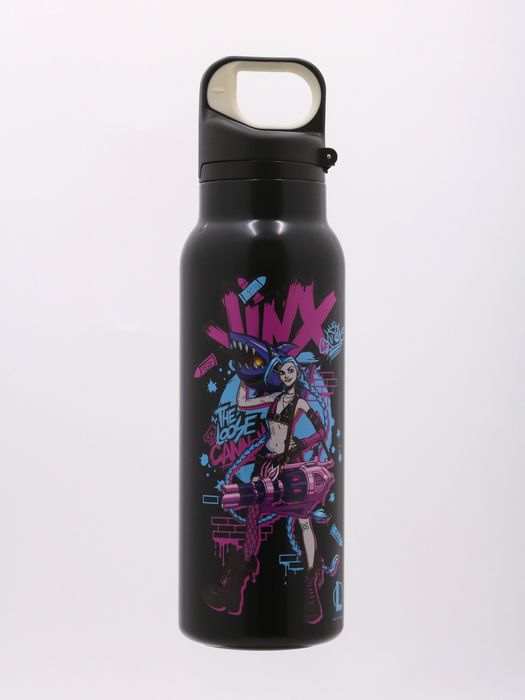 Garrafa Isotérmica de Parede Dupla com Tampa Abatível de League of Legends de 600mL (Personagem)