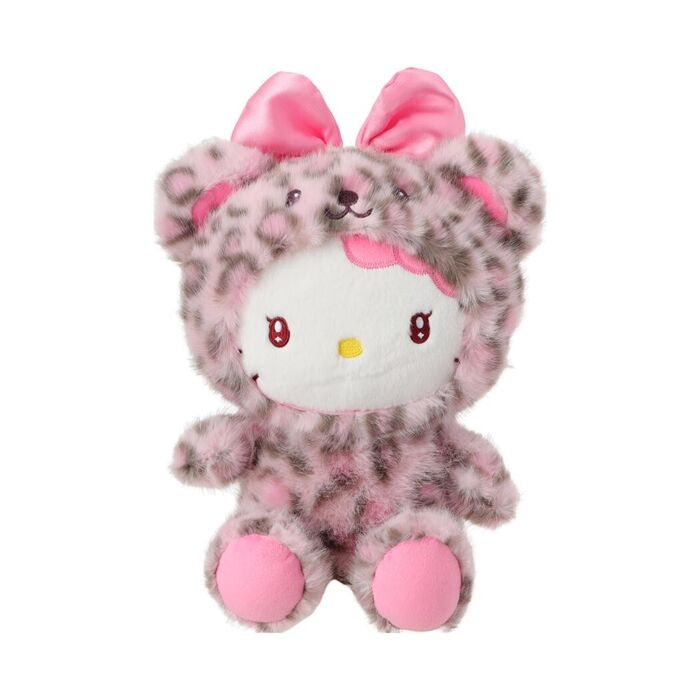 Peluche Sentado com Fragrância da Hello Kitty Leopard de 25cm (Rosa)