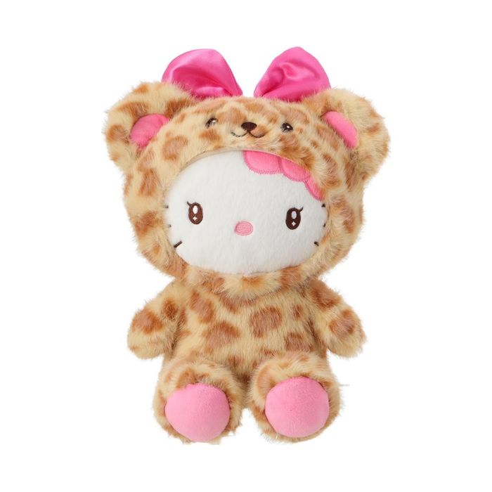 Peluche Sentado com Fragrância da Hello Kitty Leopard de 25cm (Castanho)