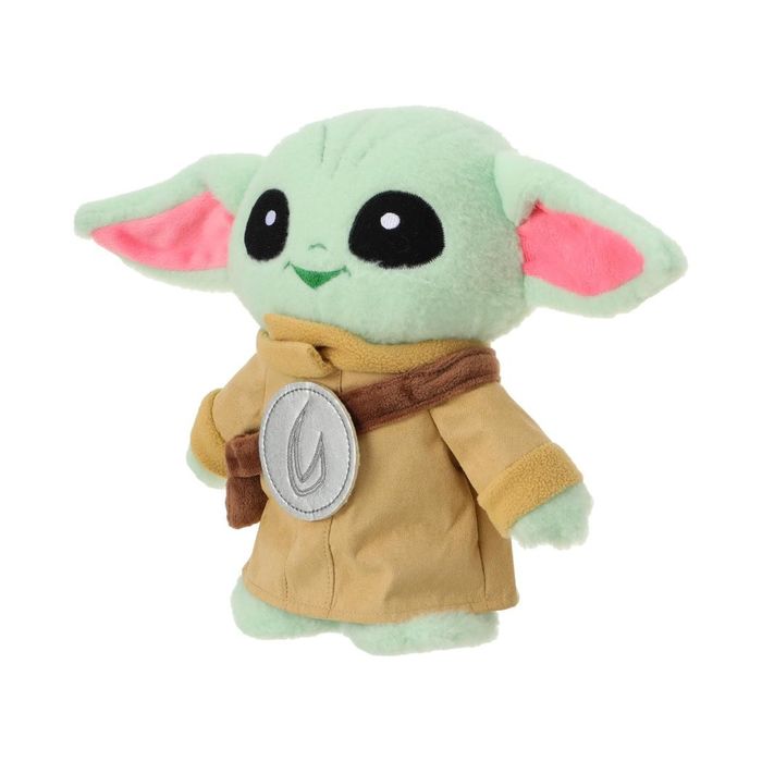 Peluche em Pé de Star Wars de 25cm (Grogu com Escudo)