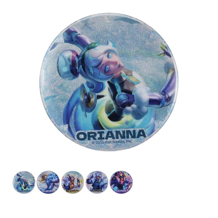 Crachás Redondos Clássicos de League of Legends (Blind Box)