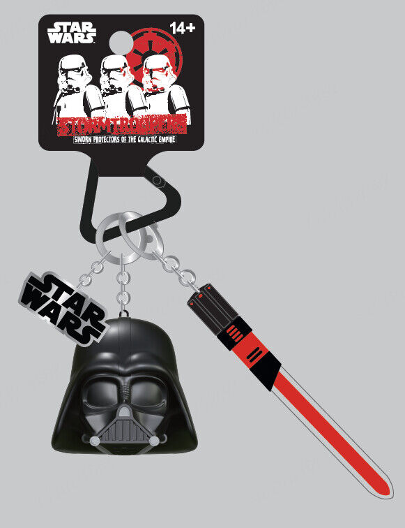Porta-Chaves com Luz LED de Star Wars em Preto