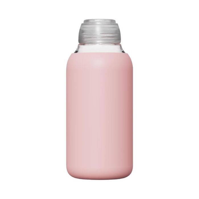 Garrafa de Viagem em Vidro da Colorful de 500mL (Rosa)