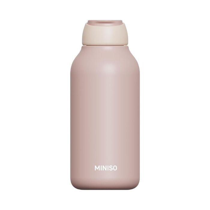 Garrafa Isotérmica de Parede Dupla da Minimalist da 500mL (Rosa Pêssego)
