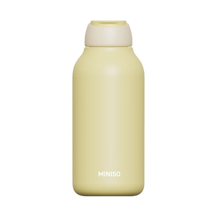 Garrafa Isotérmica de Parede Dupla da Minimalist da 500mL (Amarelo)