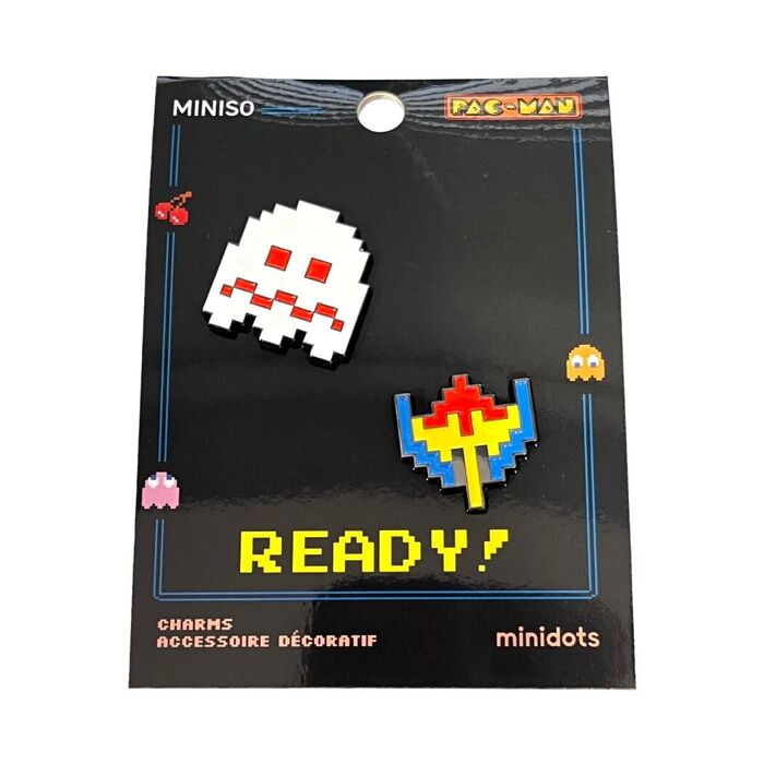 Pendente de Metal do PAC-MAN (Branco)