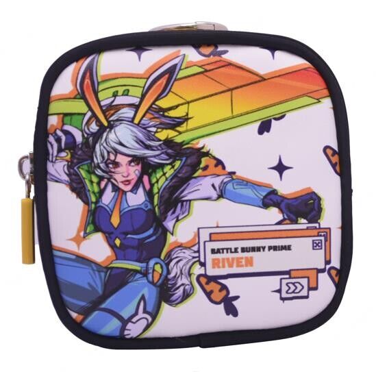Porta-Moedas de League of Legends (Preto, Riven)