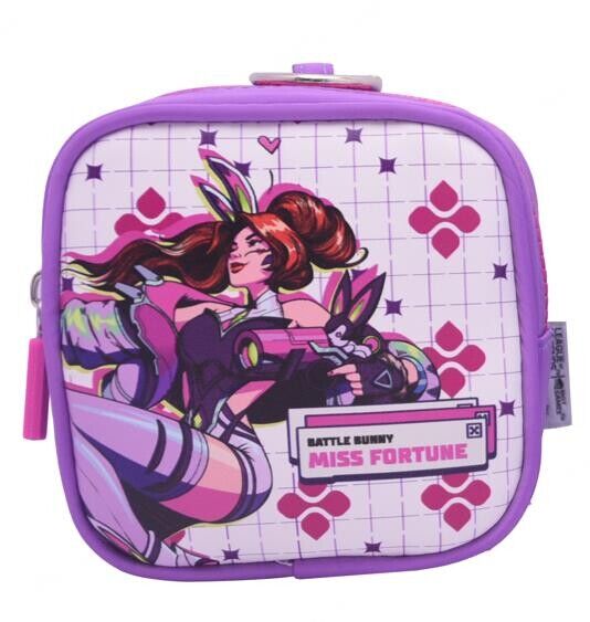 Porta-Moedas de League of Legends (Roxo, Miss Fortune)