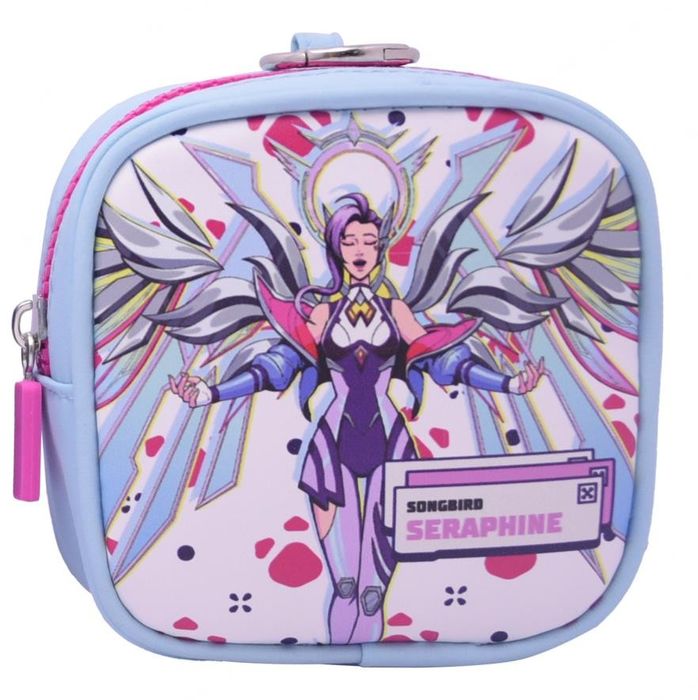 Porta-Moedas de League of Legends (Azul Claro, Seraphine)
