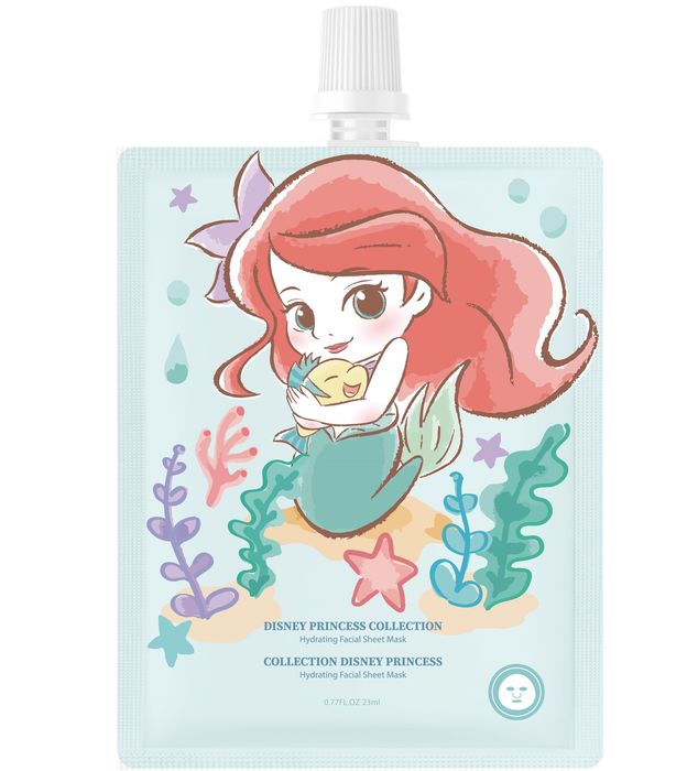 Disney - Coleção das princesas, máscara facial noturna - Ariel