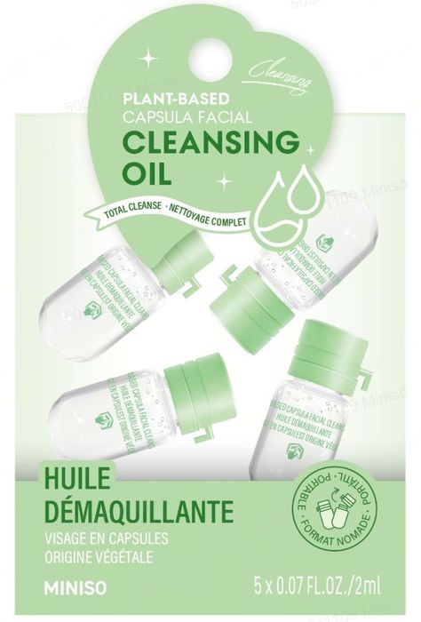 Óleo de Limpeza Facial em Cápsula com Aroma a Chá