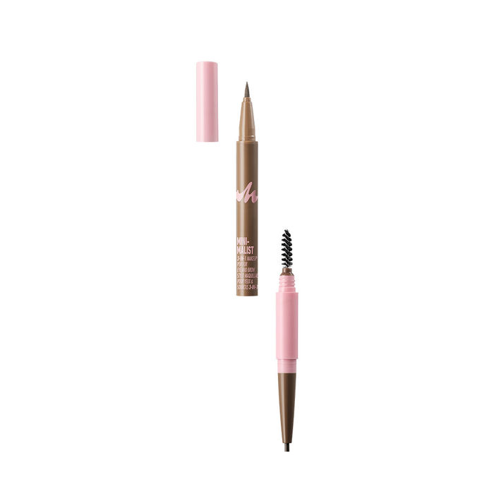 Caneta de Maquilhagem 3 em 1 para Olhos e Sobrancelhas (04 Cinza Taupe)