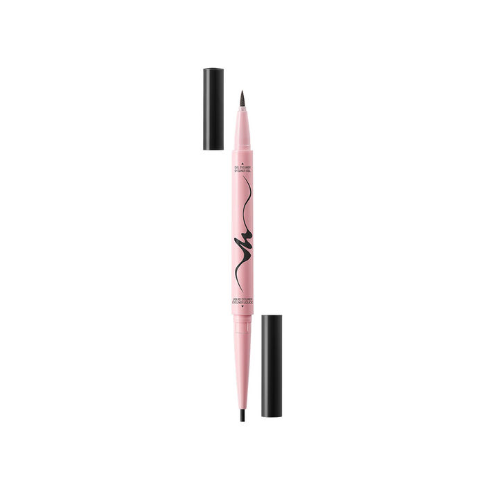 Eyeliner 2-em-1 Minimalista (01 Preto)