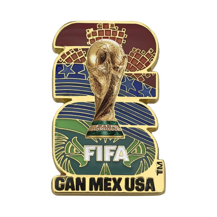 Pin com Emblema dos Países Anfitriões da FIFA World Cup 2026