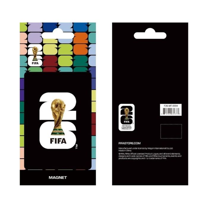 Íman de Frigorífico Lenticular com Emblema Oficial da FIFA World Cup 2026