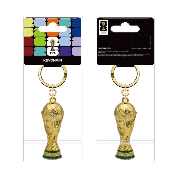 Porta-Chaves 3D com Troféu de 60mm da FIFA World Cup 2026
