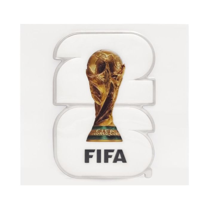 Autocolante Puffy Metalizado da FIFA World Cup 2026 (Branco)