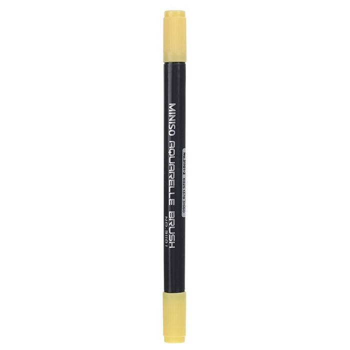 Marcador ponta dupla  solúvel em água (Amarelo)