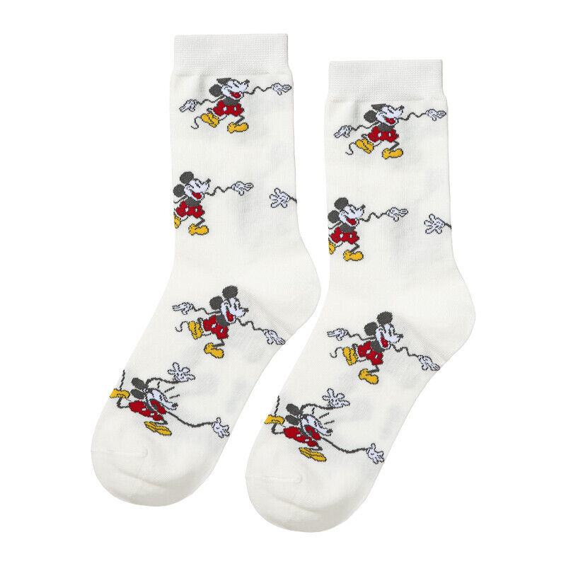 Meias Coleção Mickey Mouse 36-39 (Branco)