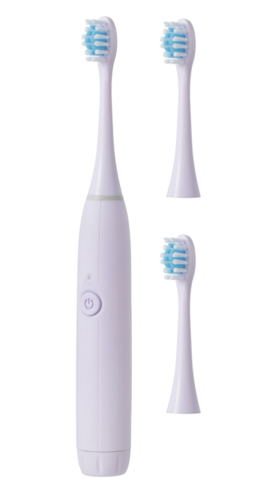 Kit de Escova de Dentes Elétrica (Roxo)