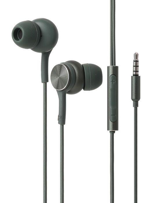 Auriculares in-ear de metal HIFI (verde)