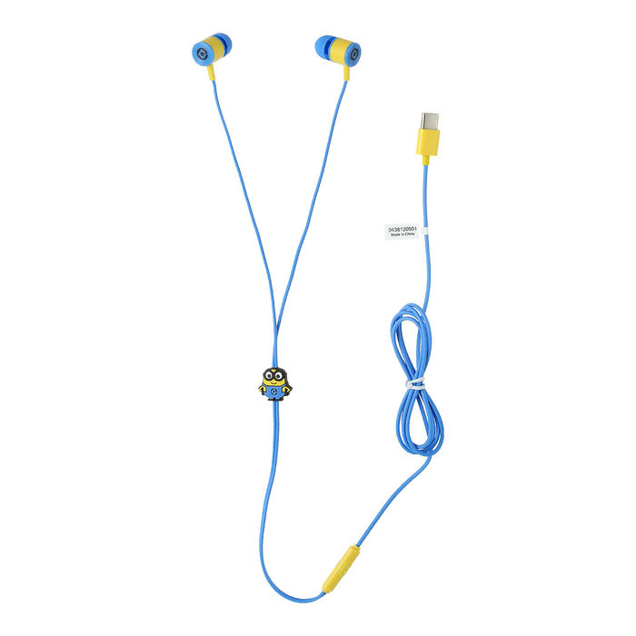 Auriculares Type-C Minions (Azul)