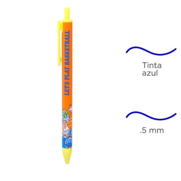 Mini Family Sports Caneta de Gel 0.5mm - Pack 2 (Memo, Tinta Azul)