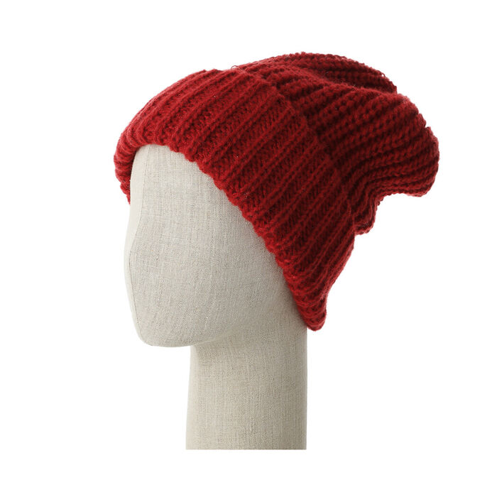 Gorro de Inverno em Tricot (Vermelho)