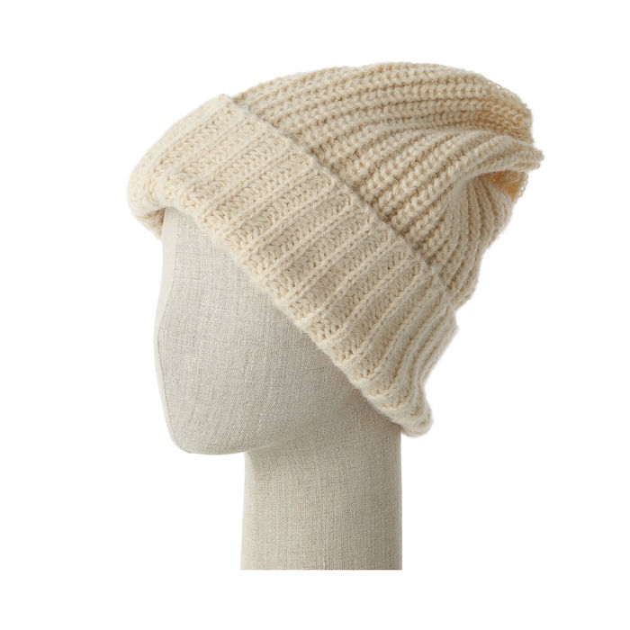 Gorro de Inverno em Tricot (Bege)