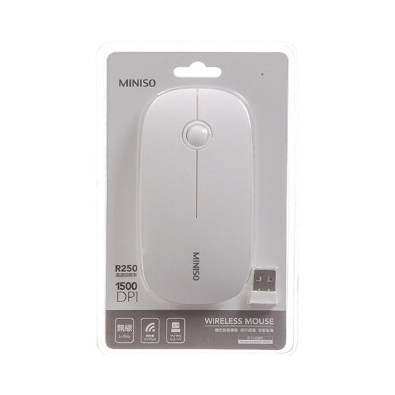 Rato Wireless Ultra-fino (Branco)