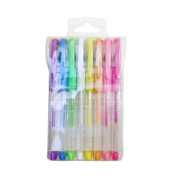 Conjunto de Canetas de Gel 0.8mm (8 Cores)