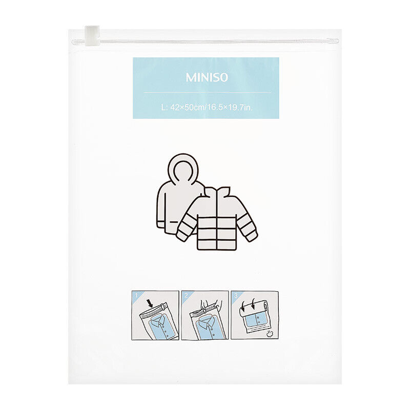 Saco em Vácuo para Viagem com Rolamento Manual (3 unidades)