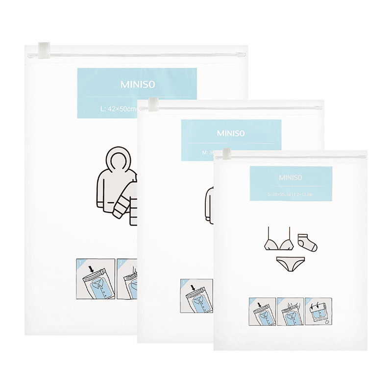 Saco em Vácuo para Viagem com Rolamento Manual (3 unidades)