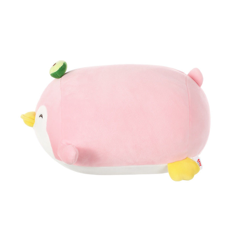 Peluche Pinguim com Chapéu Abacate (Rosa)