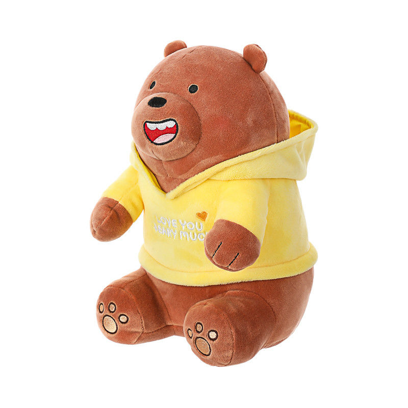 Peluche "Nós, os Ursos" com Hoodie (Pardo)