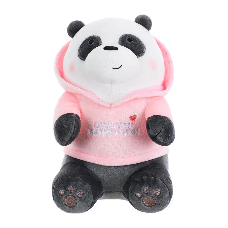 Peluche "Nós, os Ursos" com Hoodie (Panda)