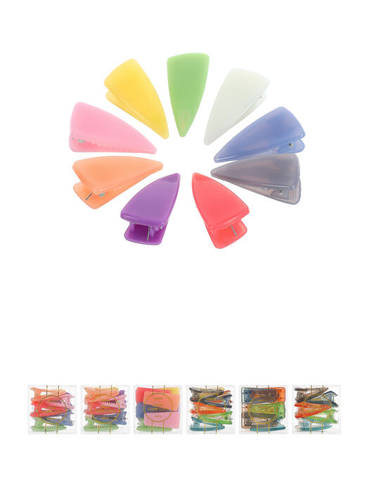 Molas de Cabelo Coloridas 4cm (10 unidades)