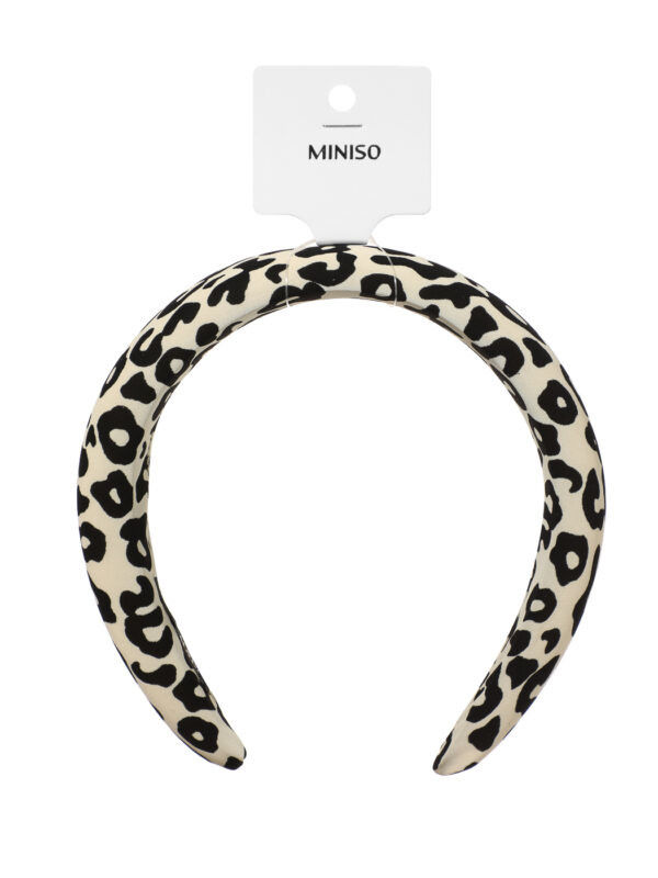 Bandolete Leopardo de 4.5cm (Bege)