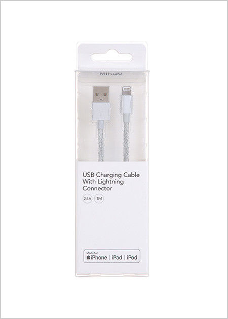 Cabo de carregamento USB com conector Lightning (Prateado)