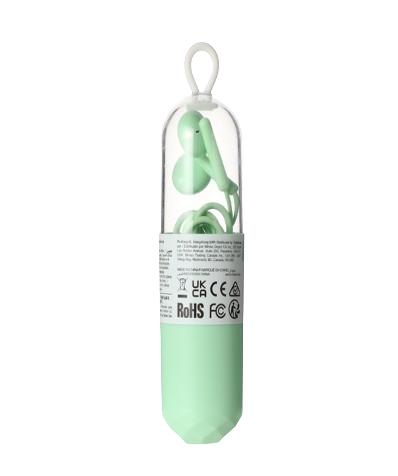 Fones de Ouvido com Fio - Verde Menta