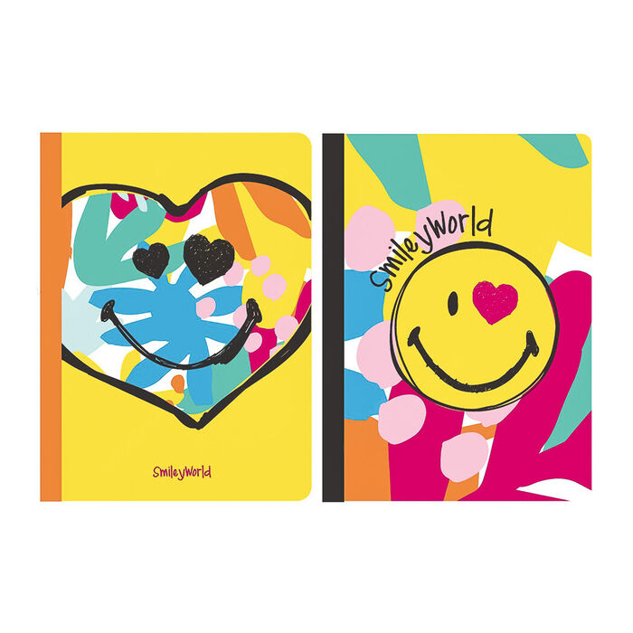 Smiley World - Caderno A5 - 40 Folhas