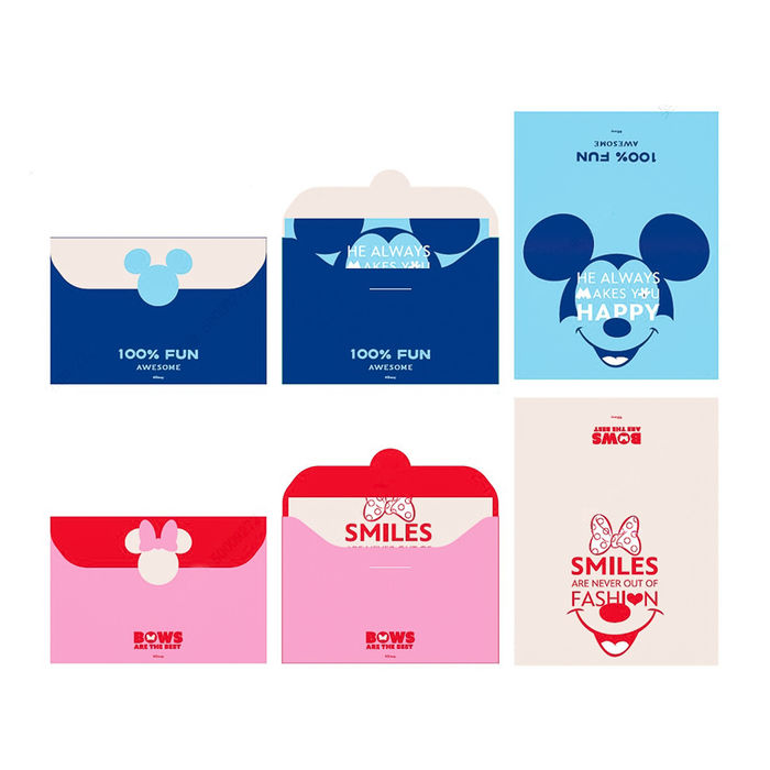 Disney 100 - Postal Minnie & Mickey 