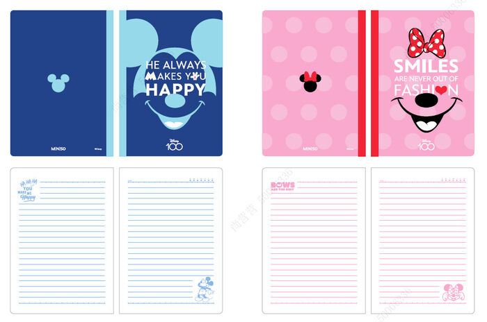 Disney 100 - Caderno Mickey e Minnie (40 Folhas) 