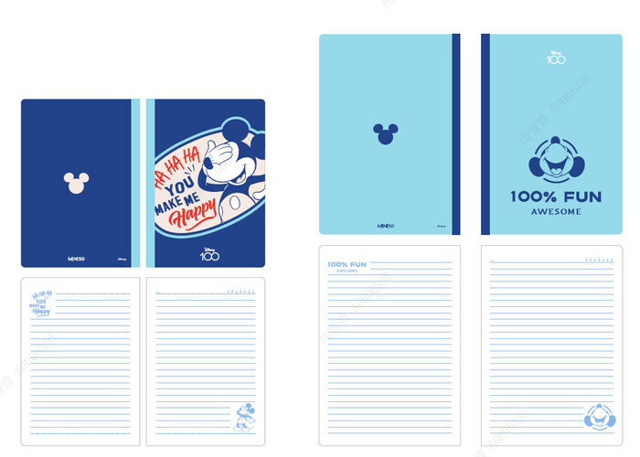 Disney 100 - Caderno A5 e B5 Mickey