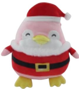 Peluche de Natal - Pinguim Pai Natal