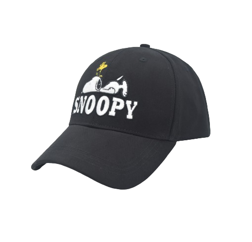 Boné de Basebol (Preto) - Snoopy