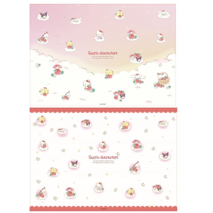 Papel de Embrulho Strawberry - Sanrio