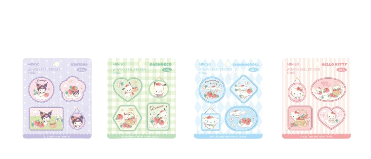 Stickers de Tecido - Sanrio