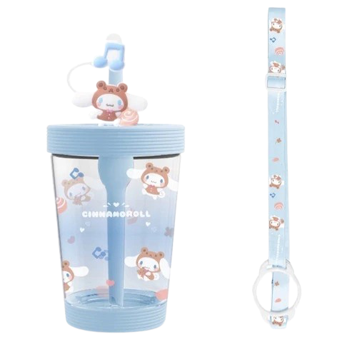 Sanrio - Copo com Fita (535mL) - Cinnamoroll