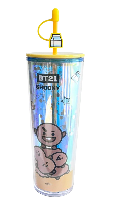 BT21 - Copo com Palhinha (800mL) - SHOOKY